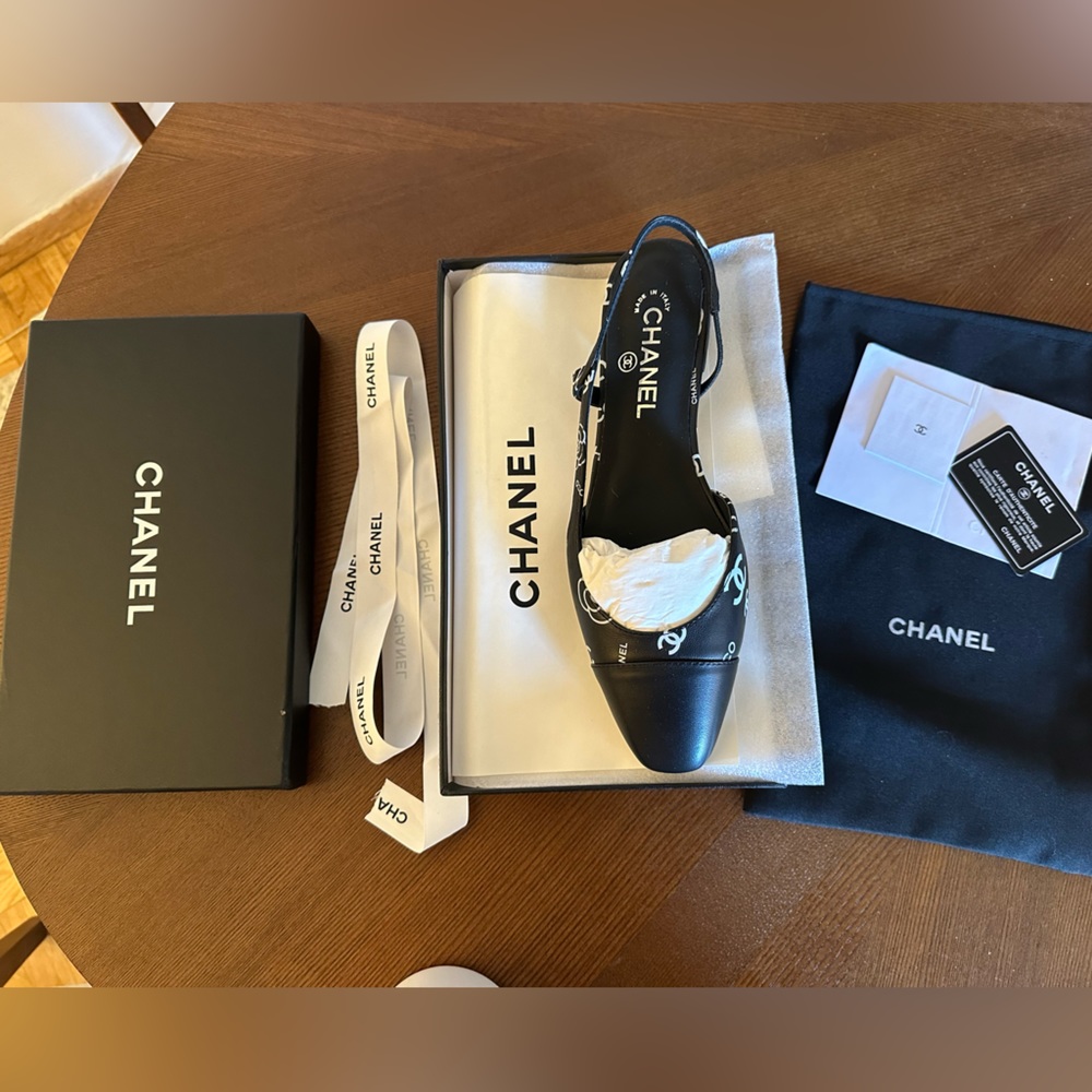 Chanel slingback shoes size 43